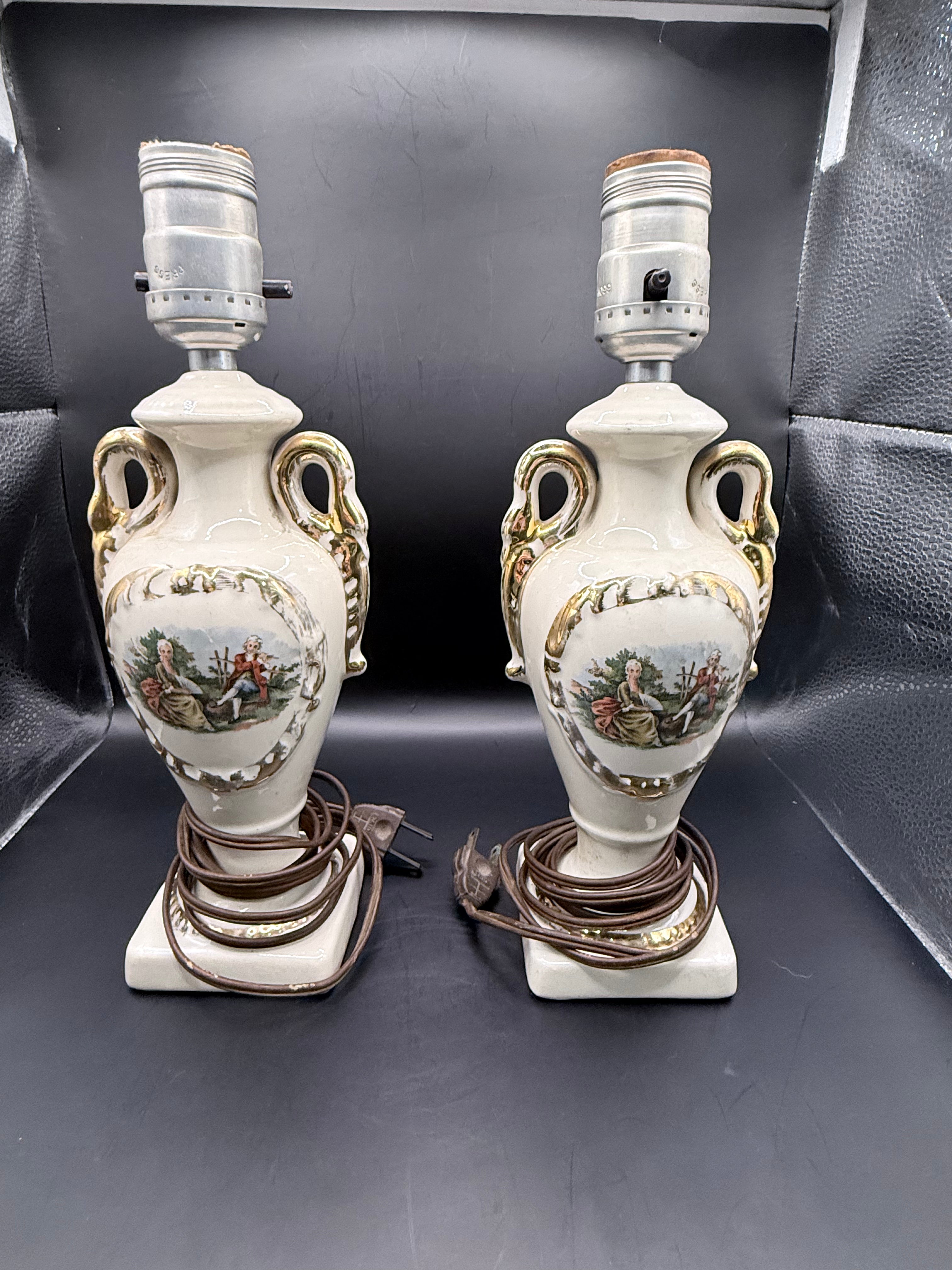 Courting Couple Lamps