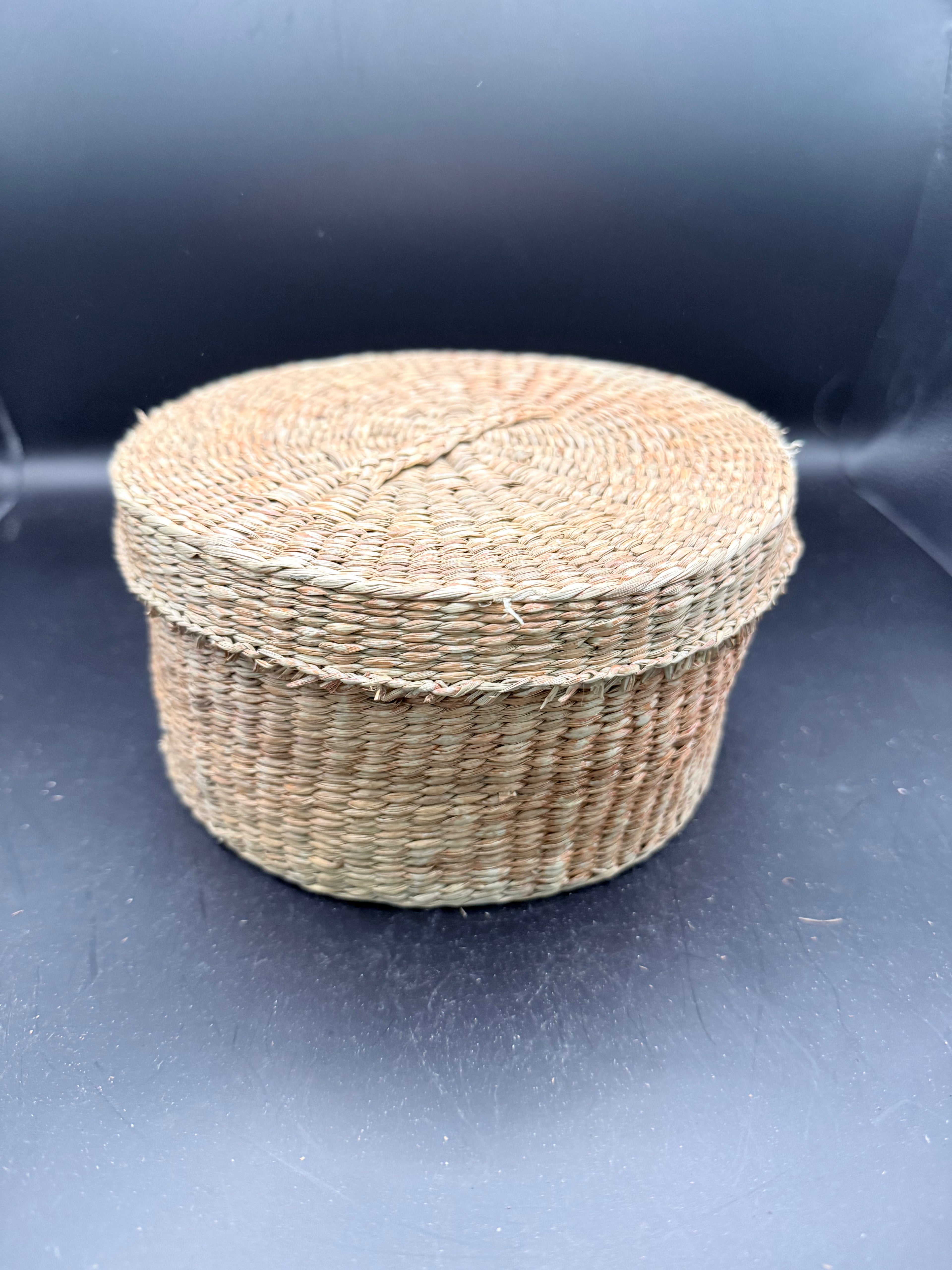 Vintage Straw Nesting Baskets