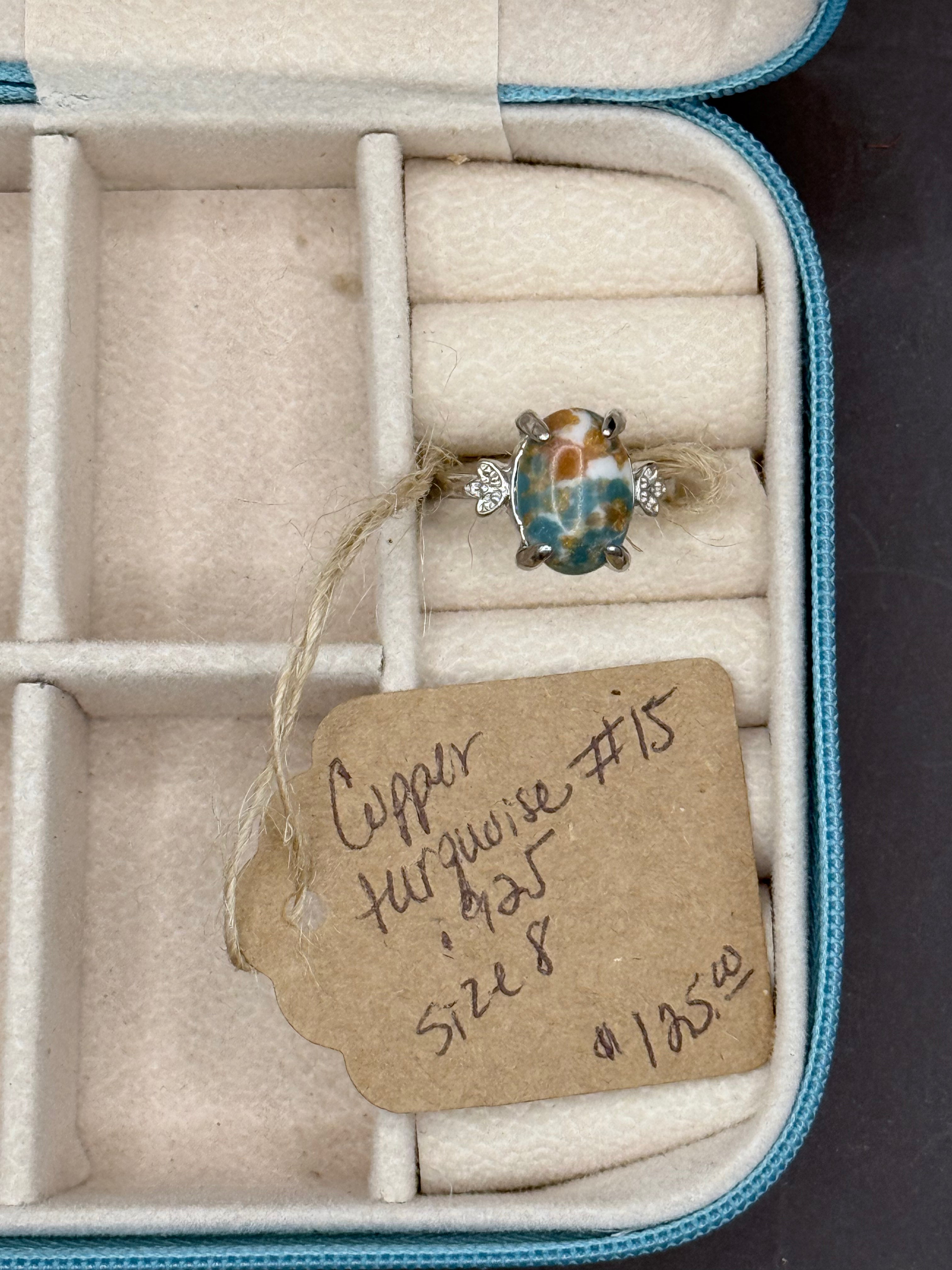 Copper Turquoise Ring