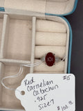 Red Carnelian Ring